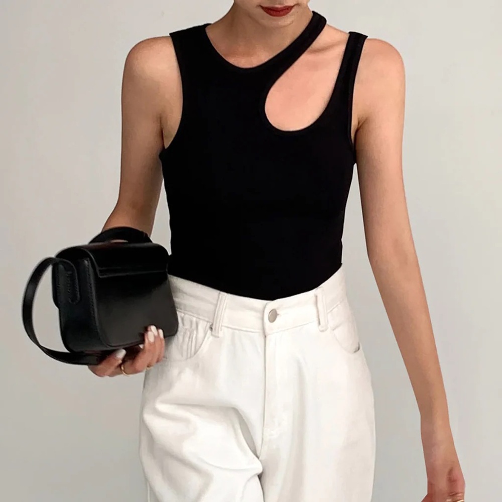 Ribbed Cut Out Tank